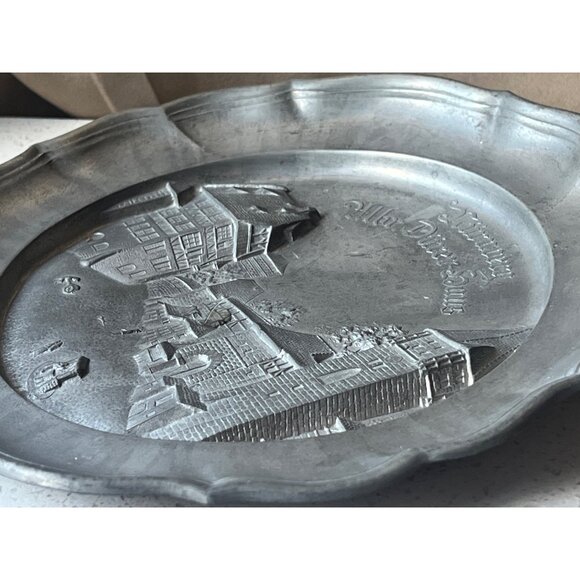 Pewter Plate Nürnberg Albr. Dürer Haus Design 9" D Artists Wall Plate Gift - Picture 2 of 12